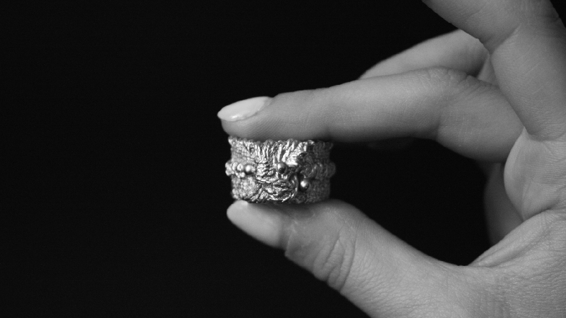 Bague collection Textile - Petit Pallas