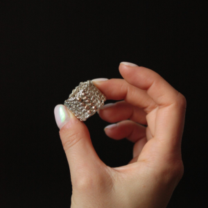 Bague Maille argent
