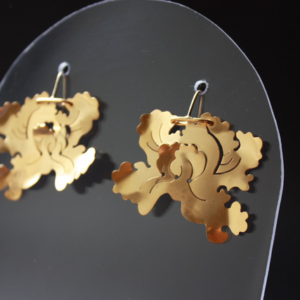 Boucle d'oreilles Oeillet doré