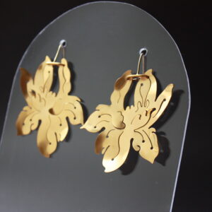 Boucles d'oreilles Colombine dorée