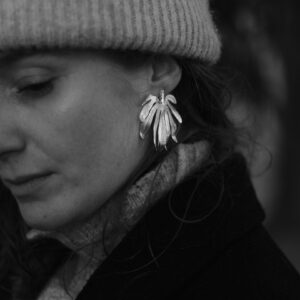 Boucles d'oreilles Pallida argent